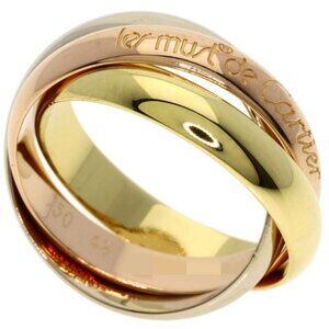 Cartier Trinity 48 Ring 18K Yellow Gold 18K Pink White